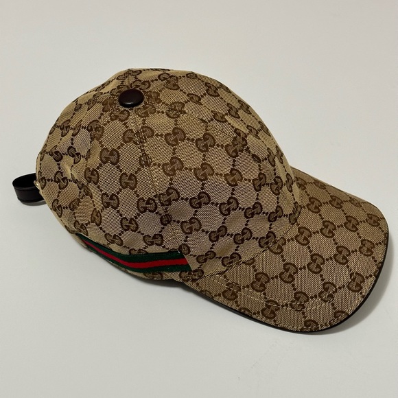 ORIGINAL GG CANVAS BASEBALL HAT WITH WEB main image 4